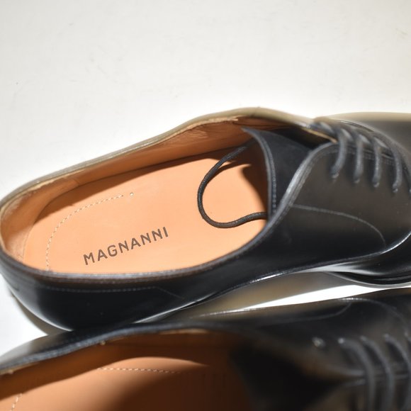 Magnanni Segovia Cap Toe Oxford Black Leather Size 8.5 M MSRP $450 23192 main image 9